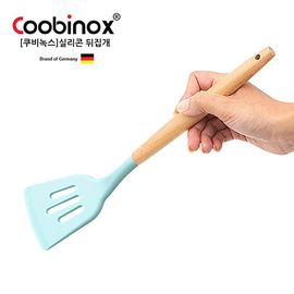 Coobinox® Premium Silicone & Wood Kitchen Utensil - [Turner/Spatula] Heat-Resistant Non-Scratch Cooking Tool